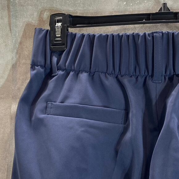 ATM Women's Navy Anthony Thomas Melillo Twill Pull-On Pants SZ M - Picture 6 of 11